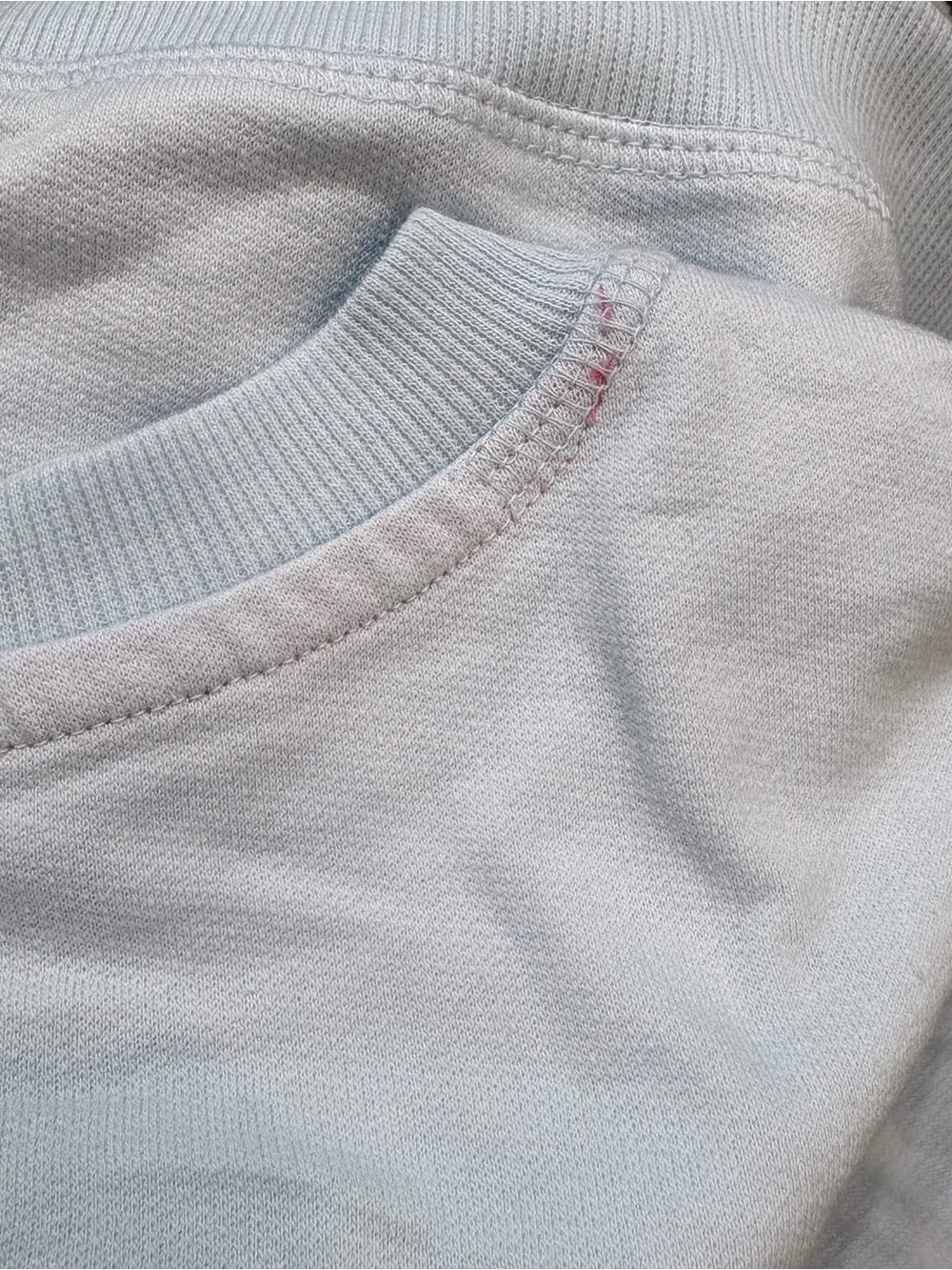 Sanrio Hello Kitty Pastel Blue 3D Puff Applique Sweatshirt Size 2T - Picture 8 of 10